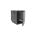 Middle Atlantic Products IDF-INTERMED DISTRIBUTION RACK, 16 RMU, 24" DEEP, 150 LBS LOAD, BLACK IDF-TM-1624BK